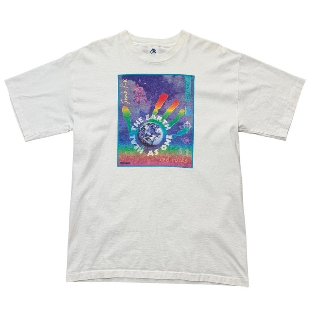 Vintage 90s Jim Morris Heal The Earth As One Red Rocks Environmental Art T-shirt